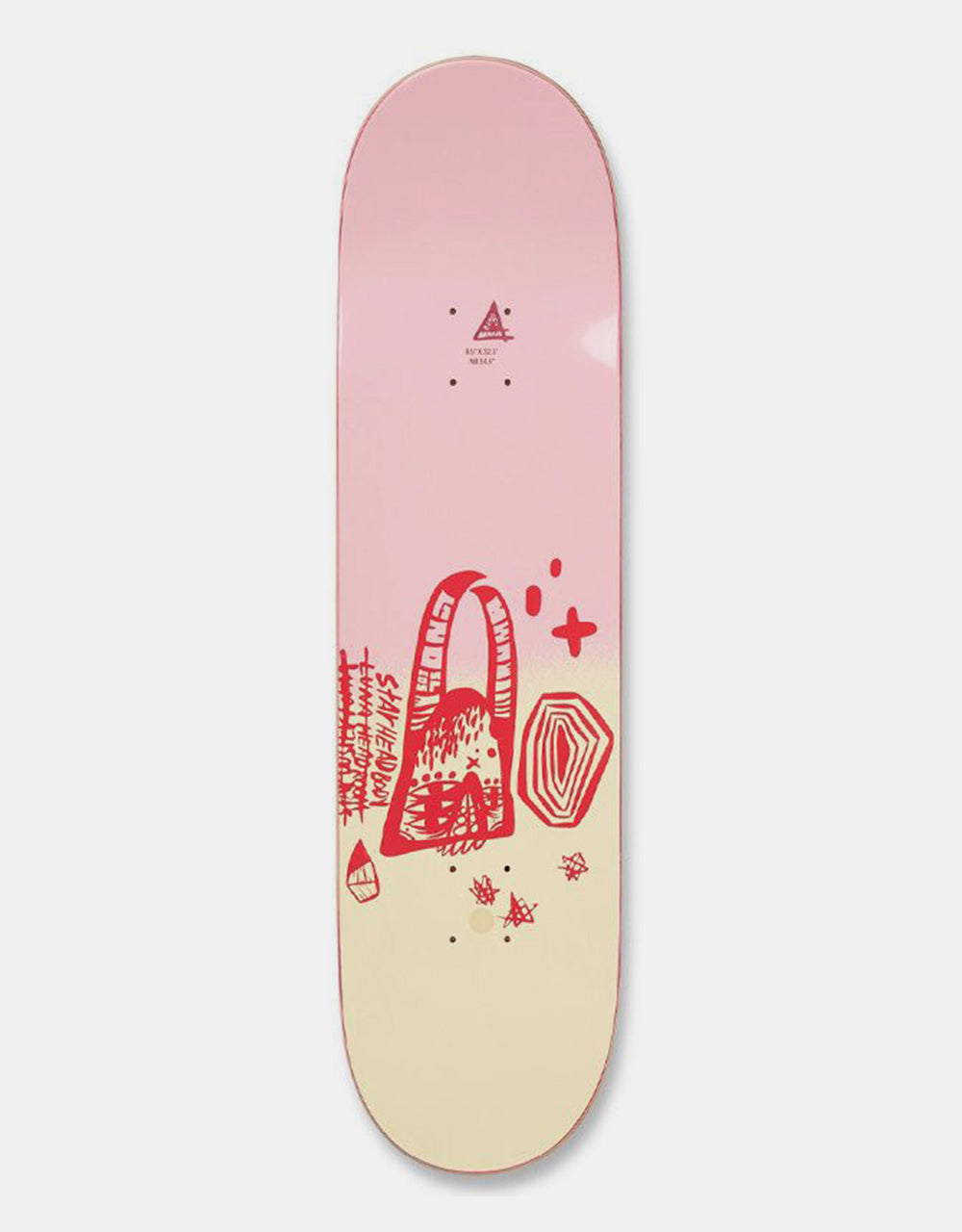 UMAVERSE Evan Right Said Red Skateboard Deck - 8.25"