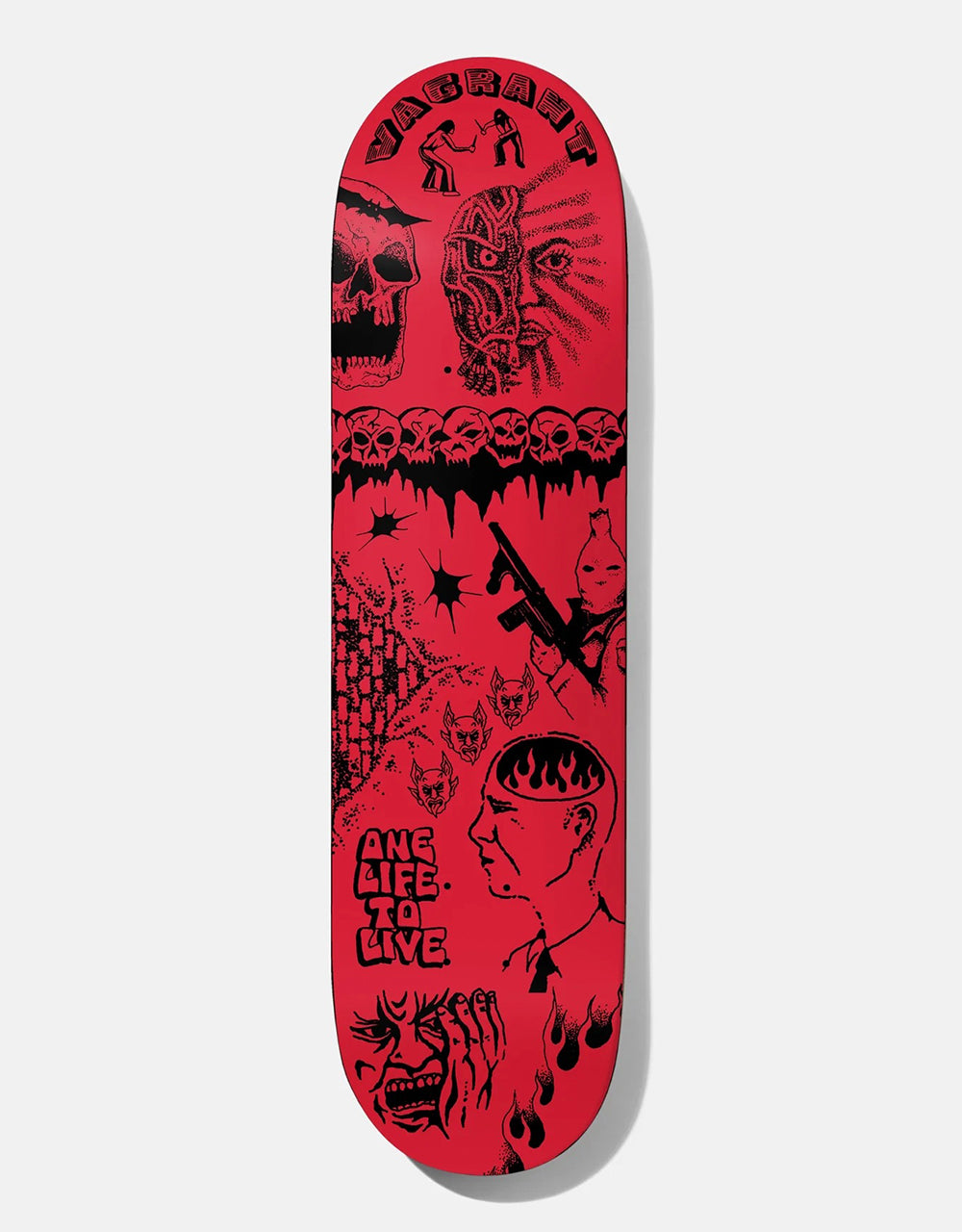 Baker Casper Black Book Skateboard Deck - 8.5"