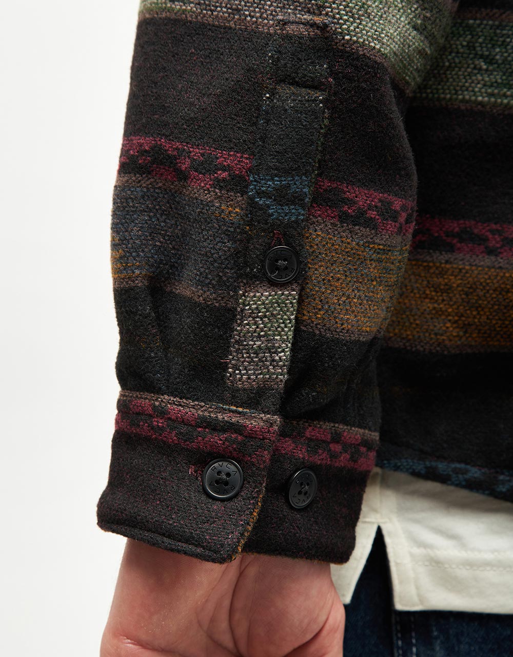 RVCA Blanket L/S Shirt - Red Earth