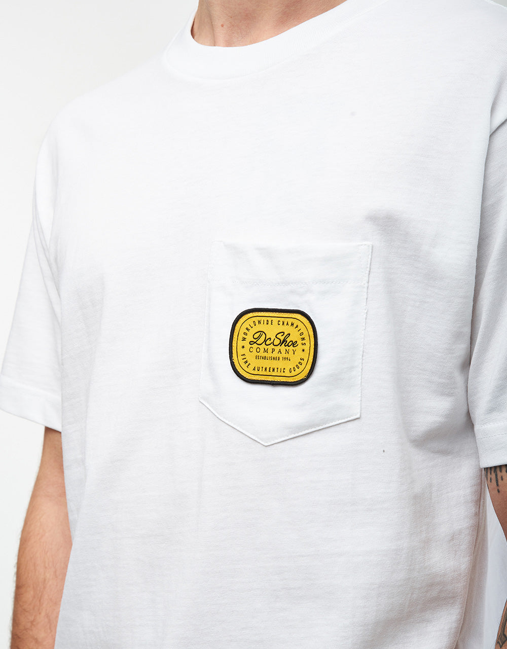 DC Label It Pocket T-Shirt - White