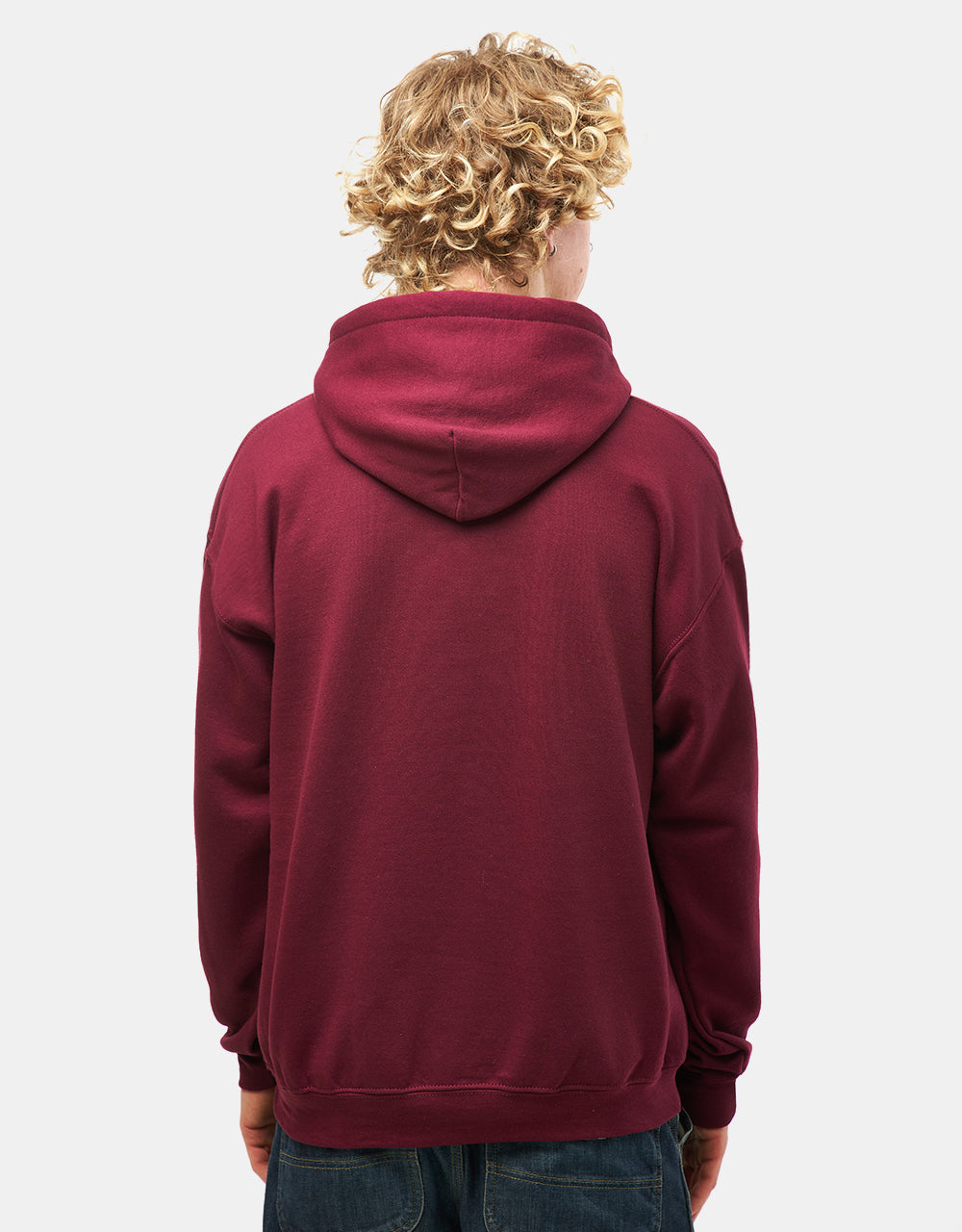 Thrasher x Toy Machine Vortex Pullover Hoodie - Maroon