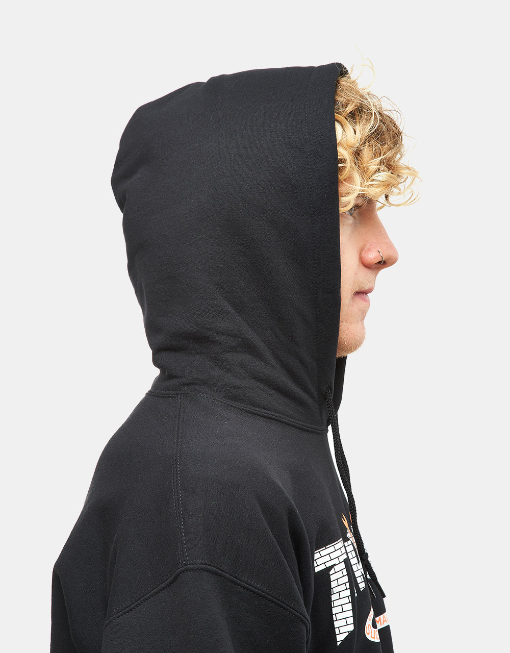 Thrasher x Toy Machine Pyramid Pullover Hoodie - Black