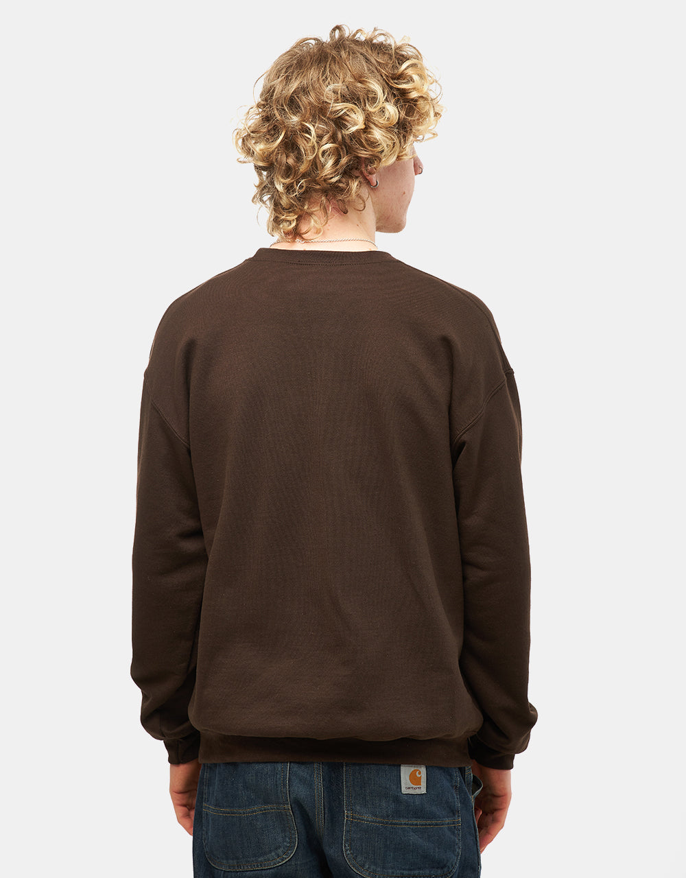 Thrasher x Toy Machine B.T.H Crew Sweatshirt - Dark Chocolate