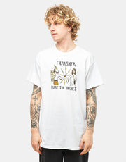 Thrasher x Toy Machine B.T.H T-Shirt - White