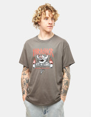 Thrasher x Toy Machine Monster-Gram T-Shirt - Charcoal