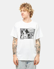 Thrasher x Toy Machine Girlfriend T-Shirt - White