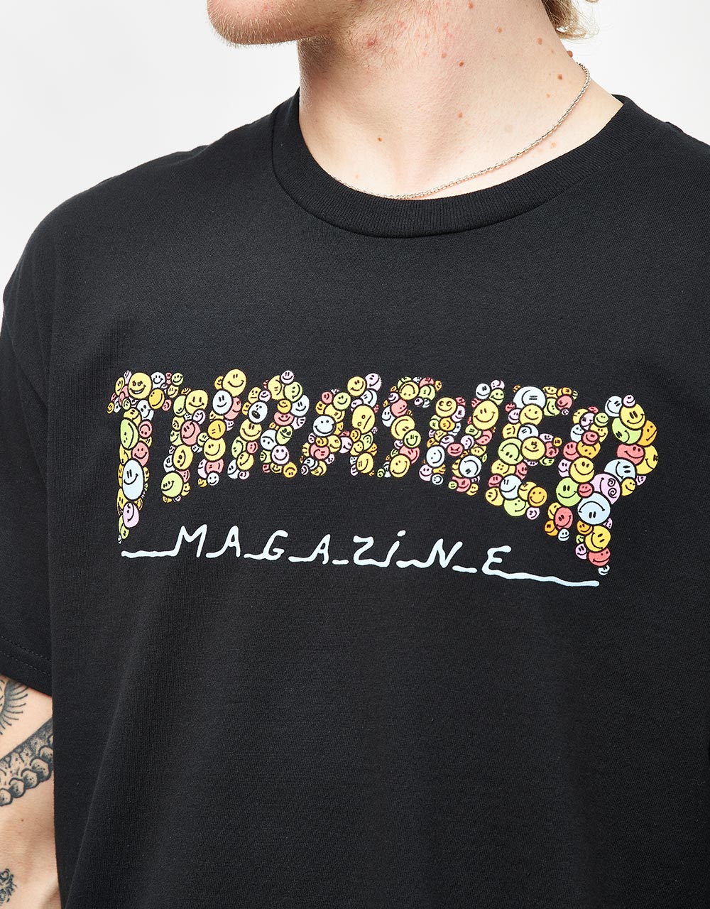 Thrasher Smile T-Shirt - Black