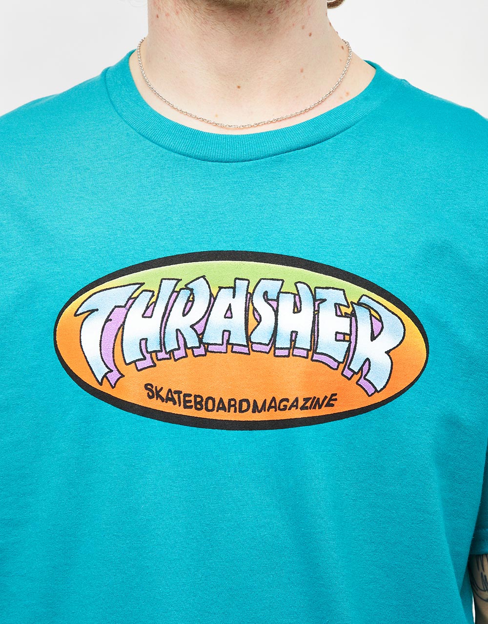 Thrasher Ninety-Five T-Shirt - Jade Dome