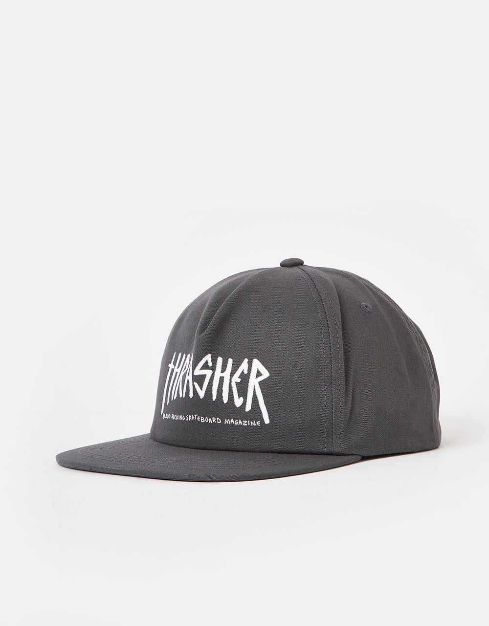 Thrasher x Toy Machine Scratch Snapback Cap - Charcoal