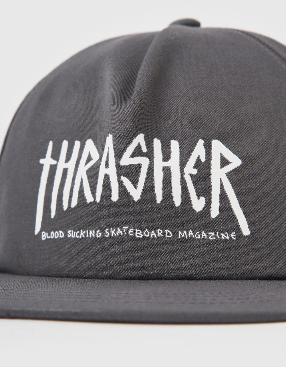 Thrasher x Toy Machine Scratch Snapback Cap - Charcoal