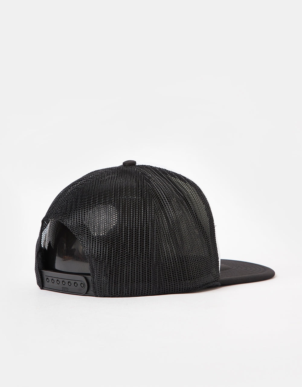 Thrasher x Toy Machine B.T.H. Mesh Trucker Cap - Black/White