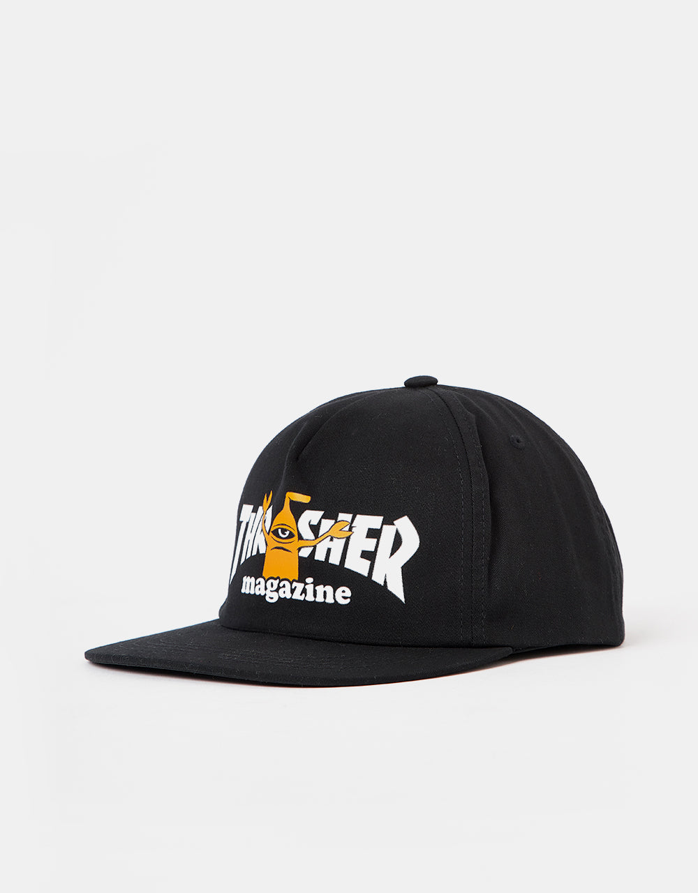 Thrasher x Toy Machine Sect Snapback Cap - Black