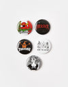 Thrasher x Toy Machine 1" Button Pack (x5)