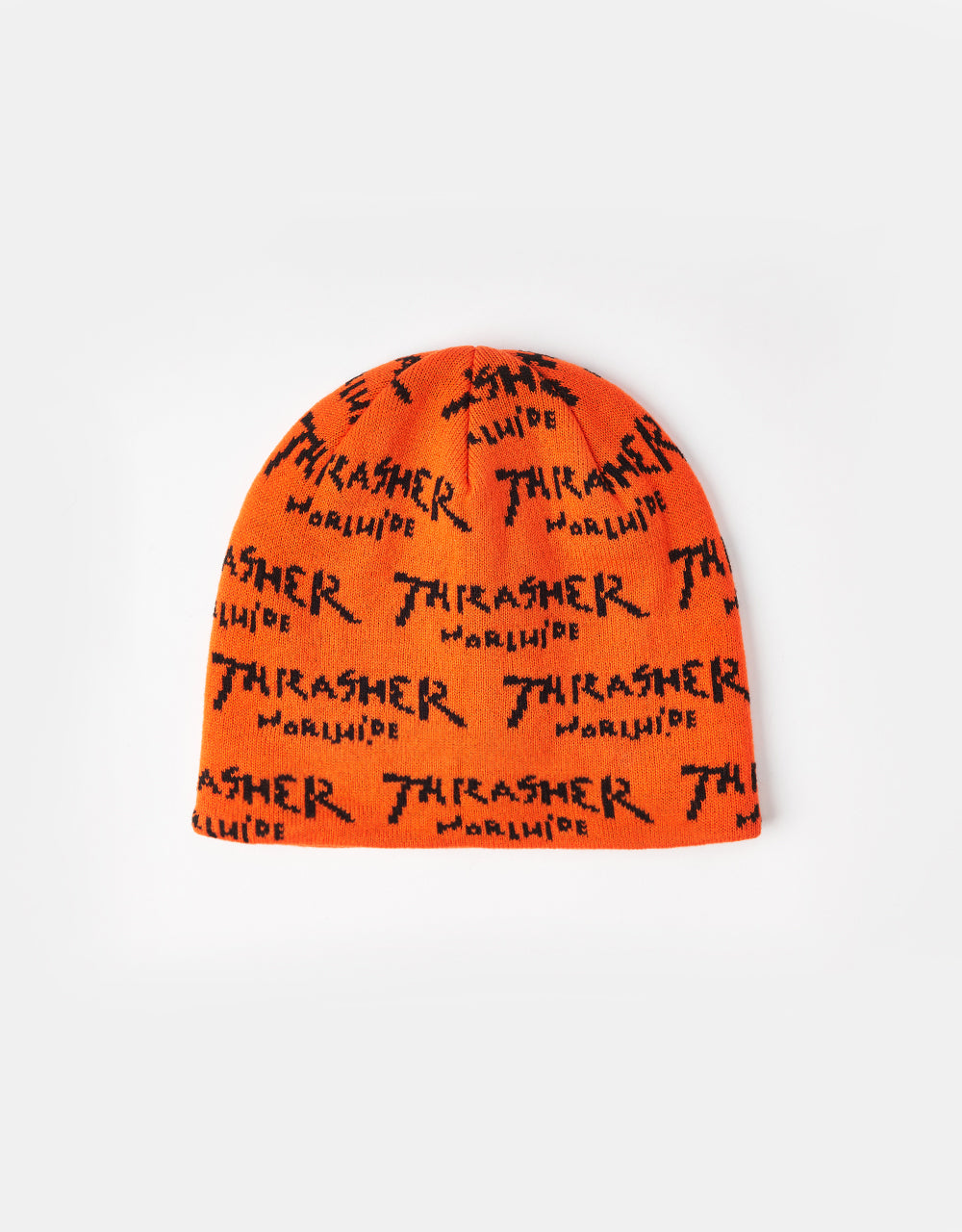 Thrasher Worldwide Skully Beanie - Orange