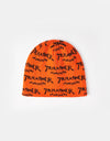 Thrasher Worldwide Skully Beanie - Orange