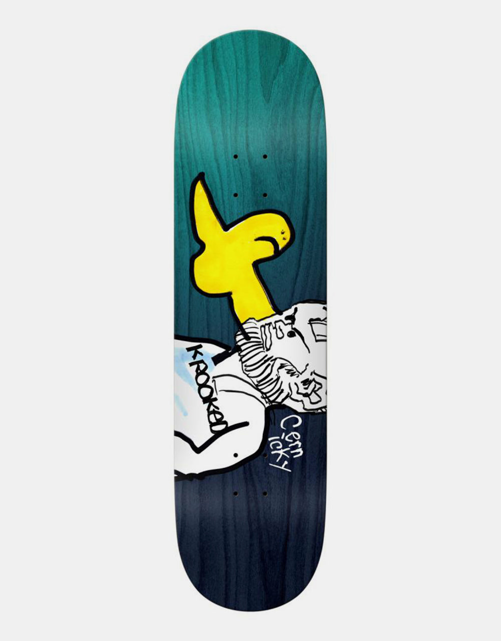 Krooked Cernicky Socrates Skateboard Deck - 8.06"