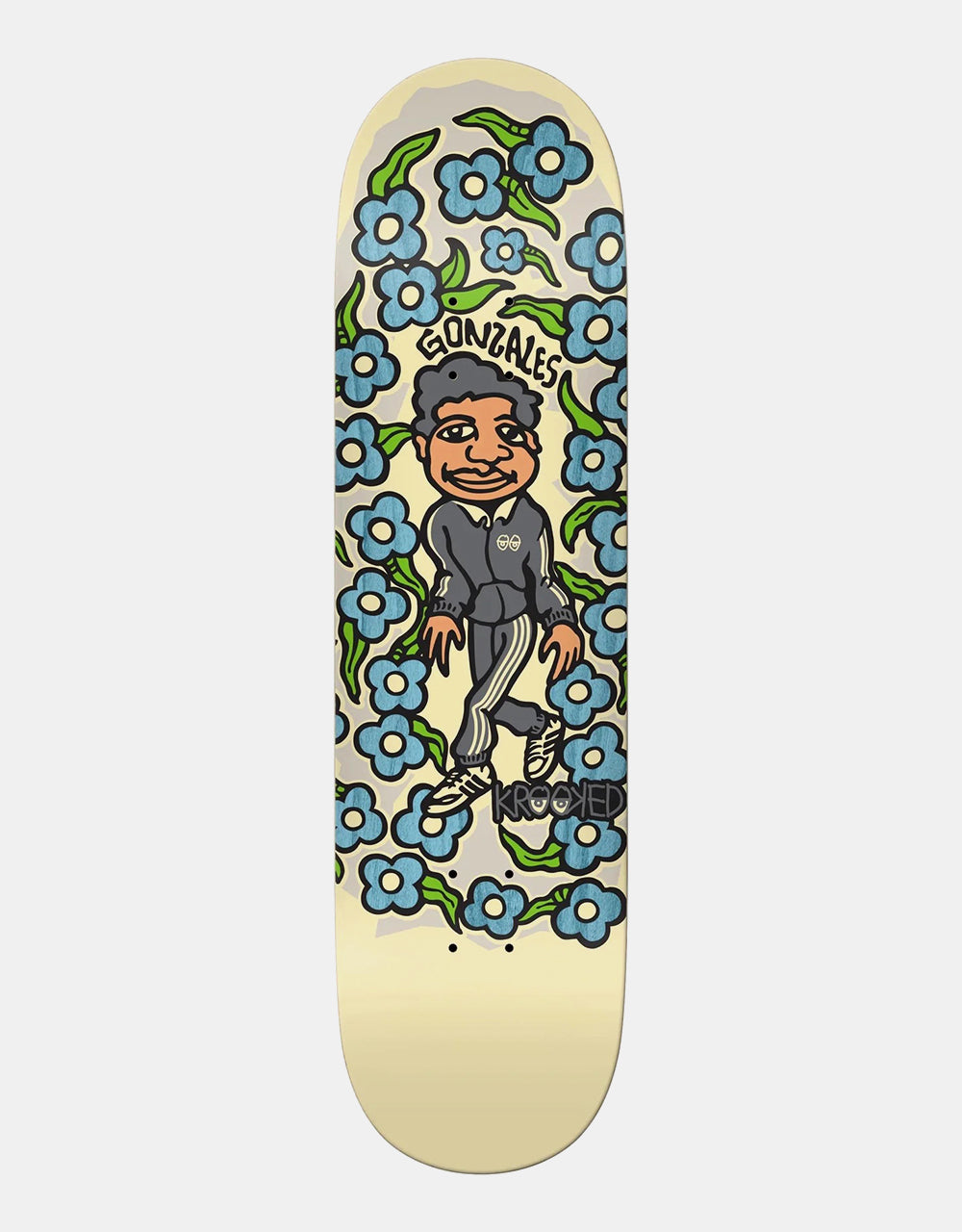 Krooked Gonz Sweatpants Skateboard Deck - 8.5"