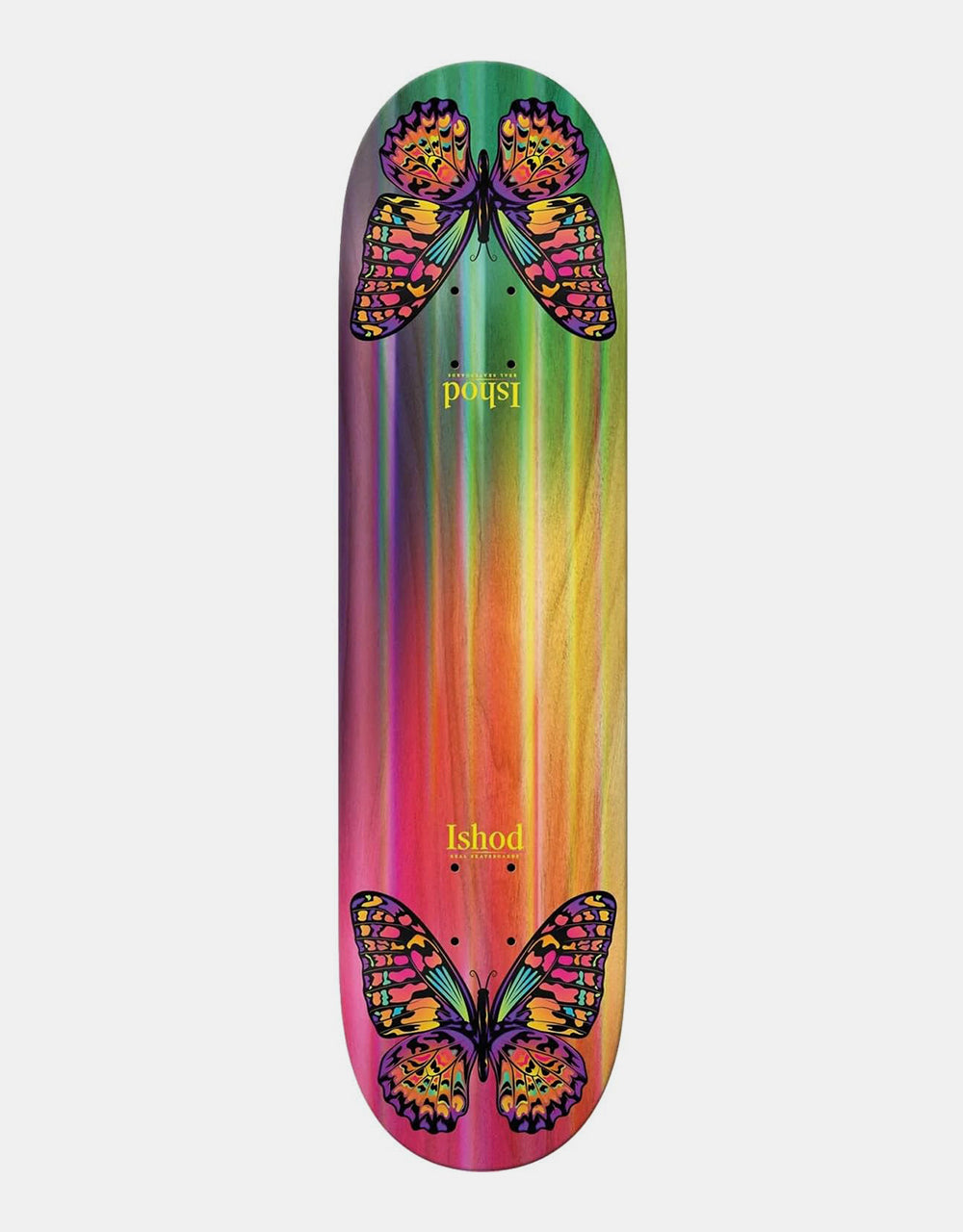 Real Ishod Rainbow Monarch 'TWIN TAIL' Skateboard Deck - 8.25"