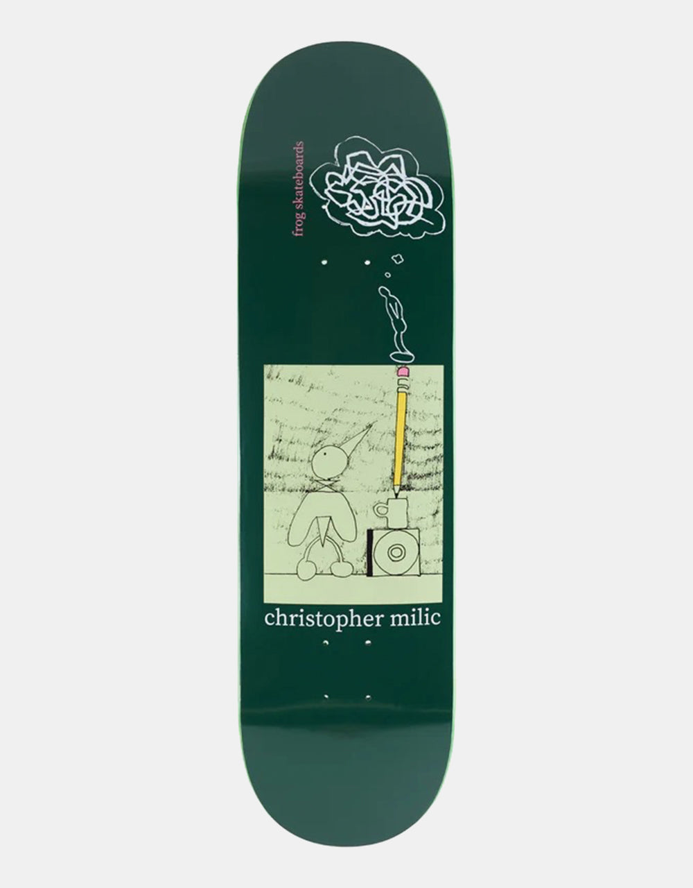 Frog Milic Creative Block Skateboard Deck - 8.6"