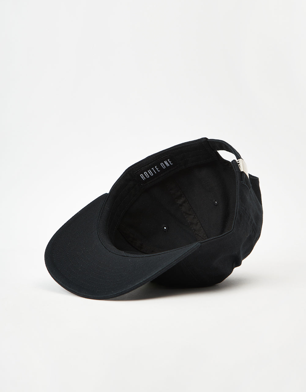 Route One Unity 6 Panel Unstructured Cap - Black