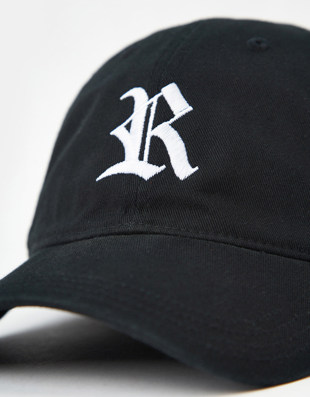 Route One Letter Dad Cap - Black