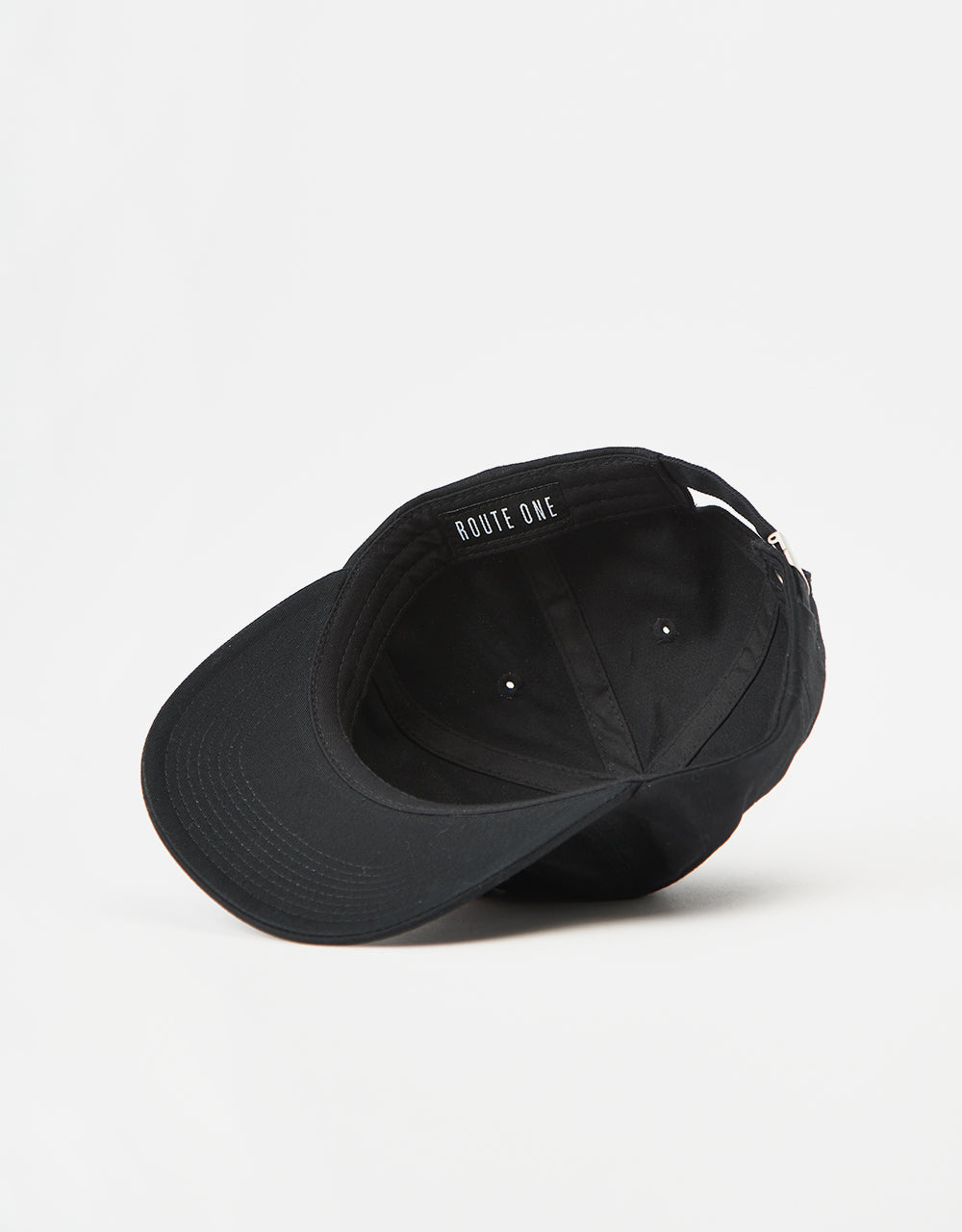 Route One Dragon 6 Panel Unstructured Cap - Black