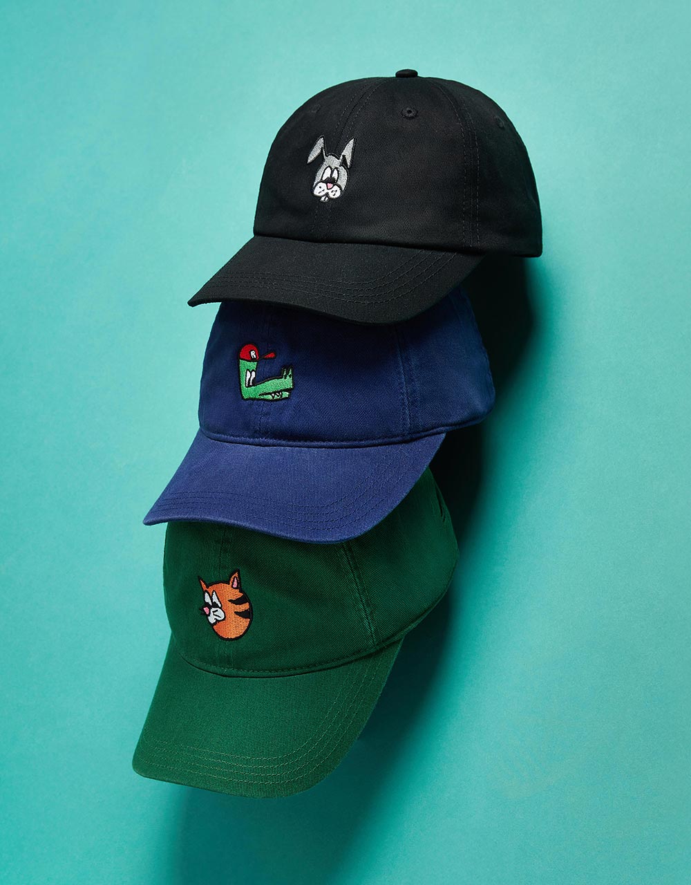 Route One Snappy Dad Cap - Navy