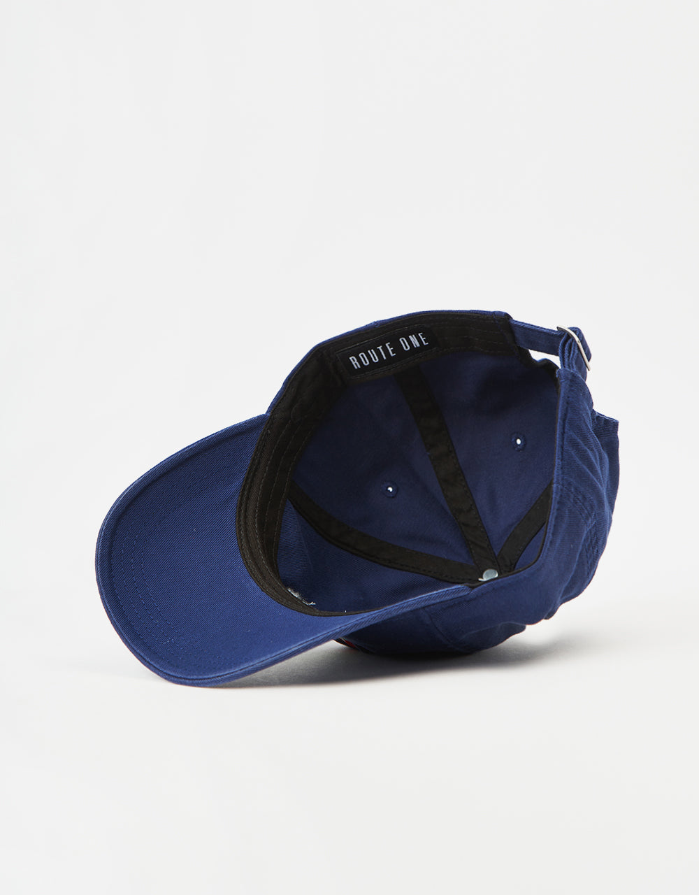 Route One Snappy Dad Cap - Navy