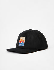 Route One Rocky Trail Unstructured Melton Wool Cap - Black