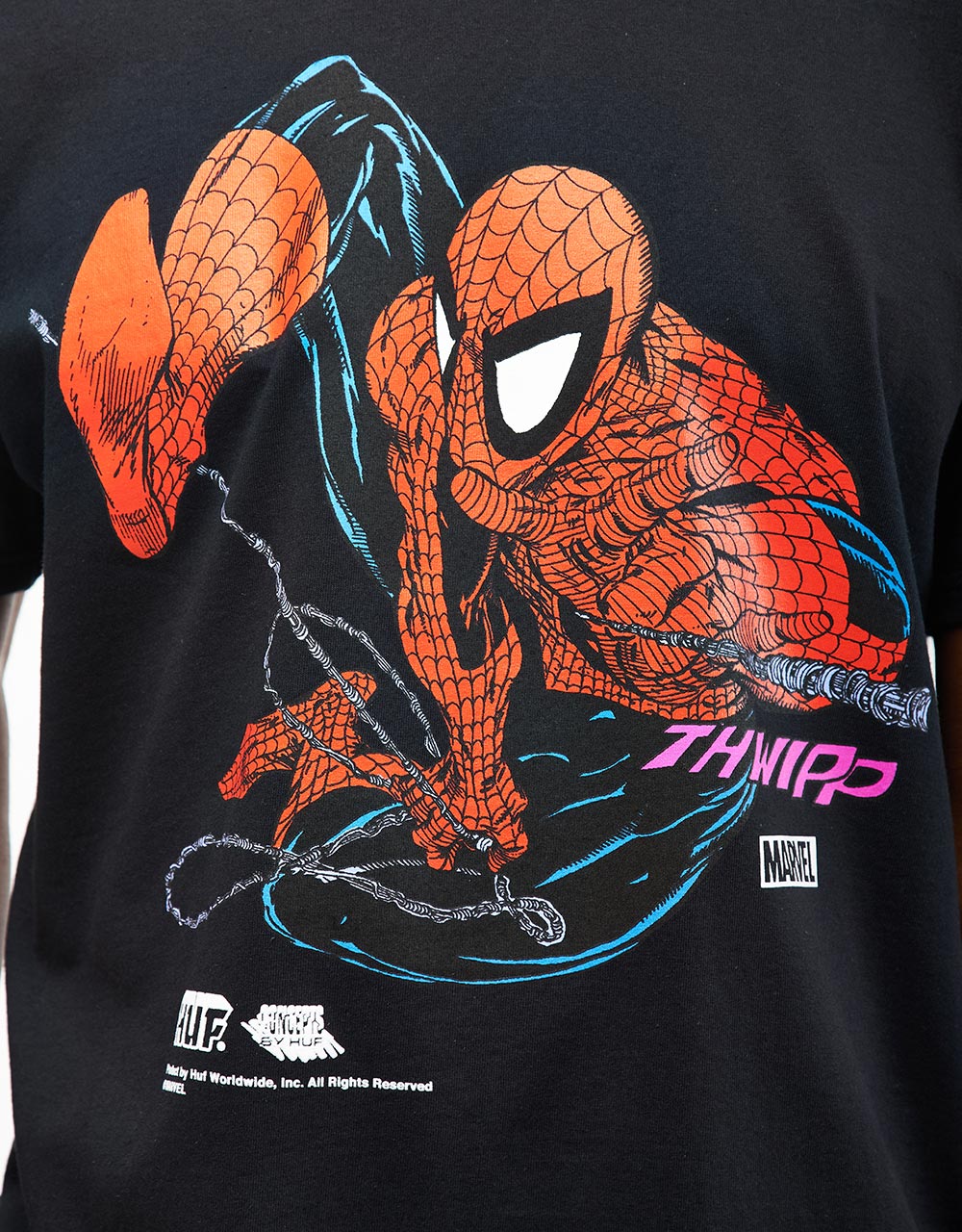 HUF x Spiderman Traversal EXCLUSIVE T-Shirt - Black