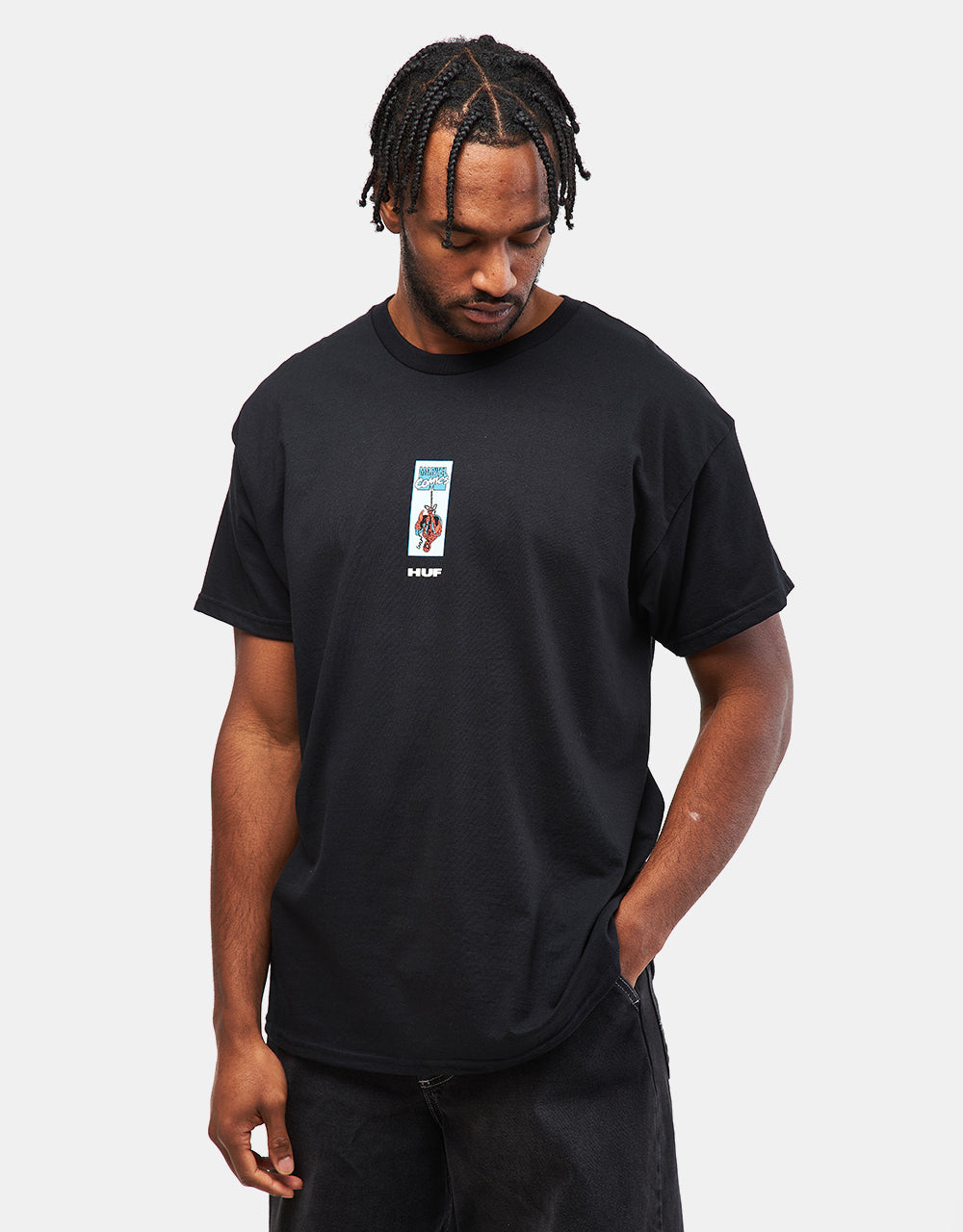 HUF x Spiderman Split EXCLUSIVE T-Shirt - Black