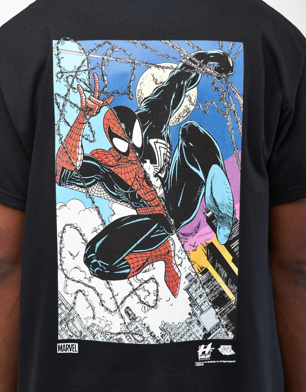 HUF x Spiderman Split EXCLUSIVE T-Shirt - Black