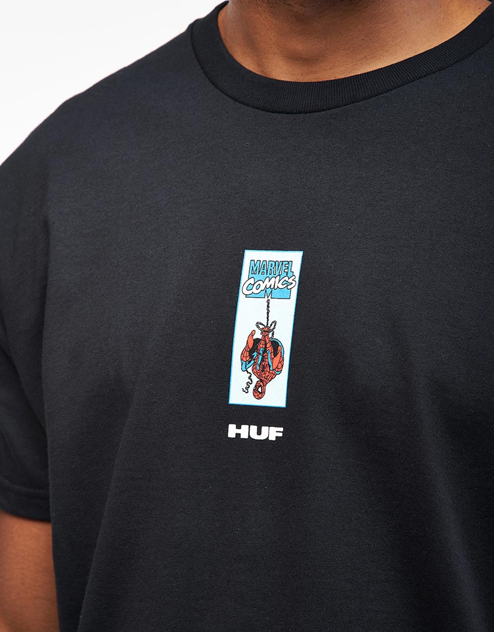 HUF x Spiderman Split EXCLUSIVE T-Shirt - Black