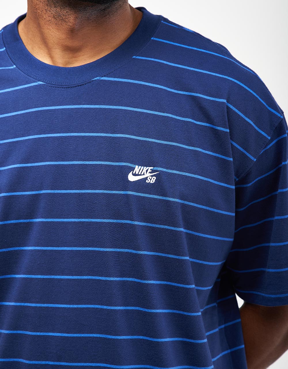 Nike SB Striped T-Shirt - Blue Void