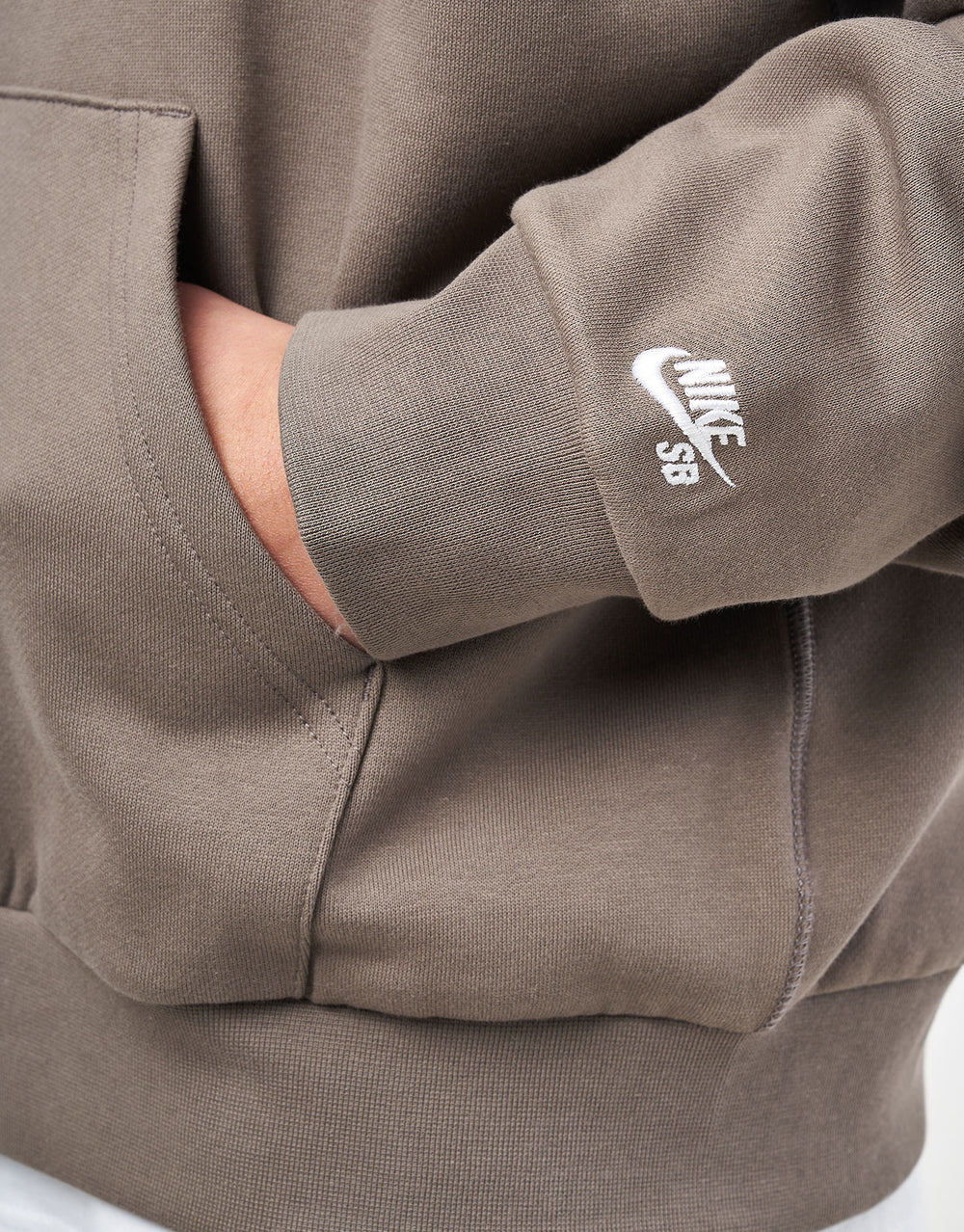 Nike SB Pool Airs Zip Hoodie - Cave Stone/White