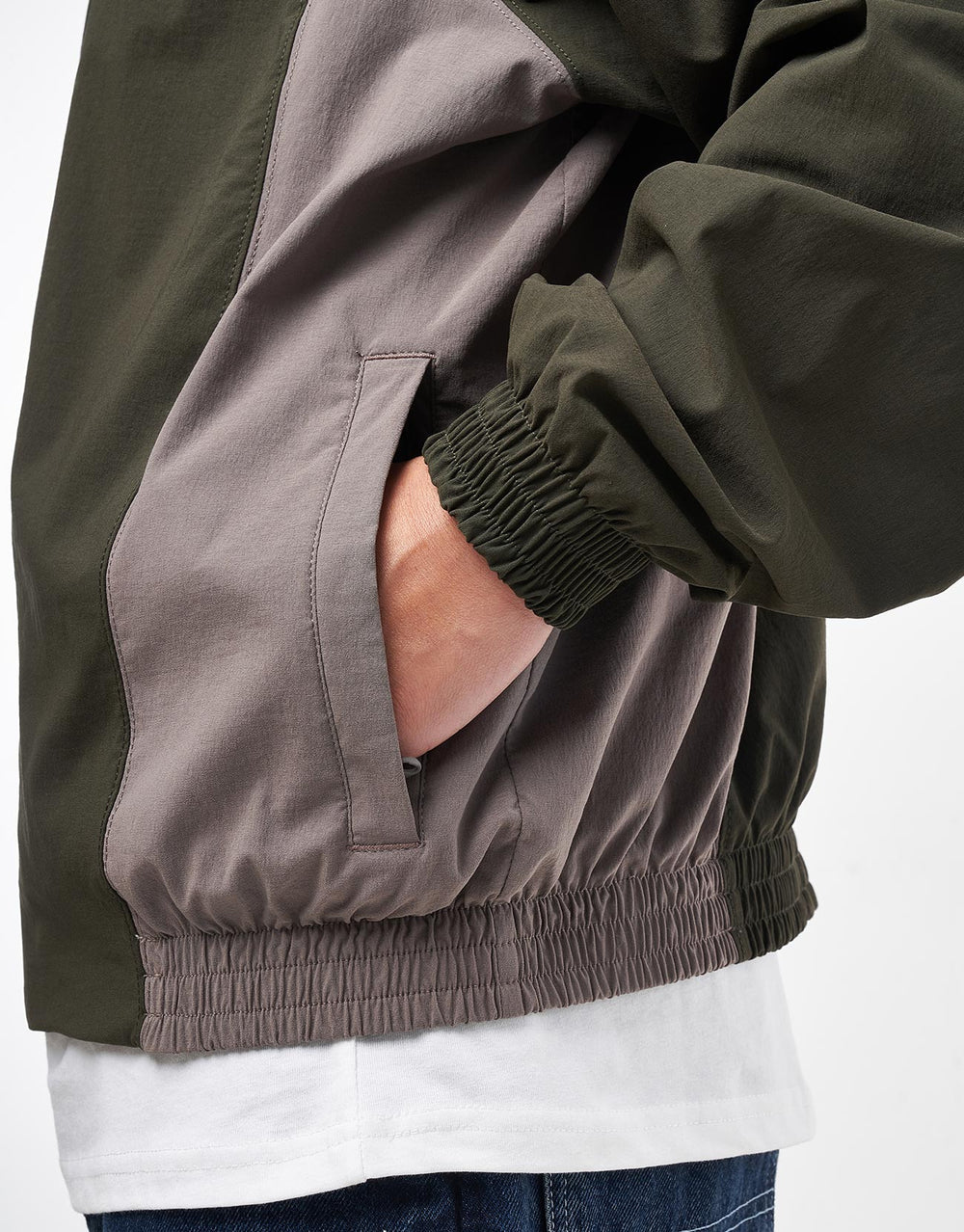 Nike SB Full Zip Jacket - Sequoia/Cave Stone/White