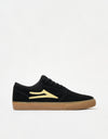 Lakai Griffin Skate Shoes - Black/Gold Suede