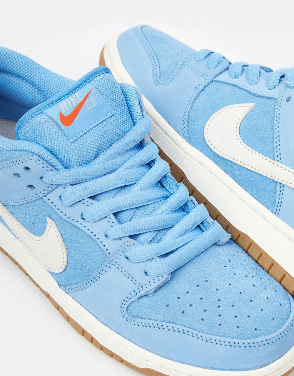 Nike SB 'Orange Label' Dunk Low Pro Skate Shoes - University Blue/Sail-University Blue