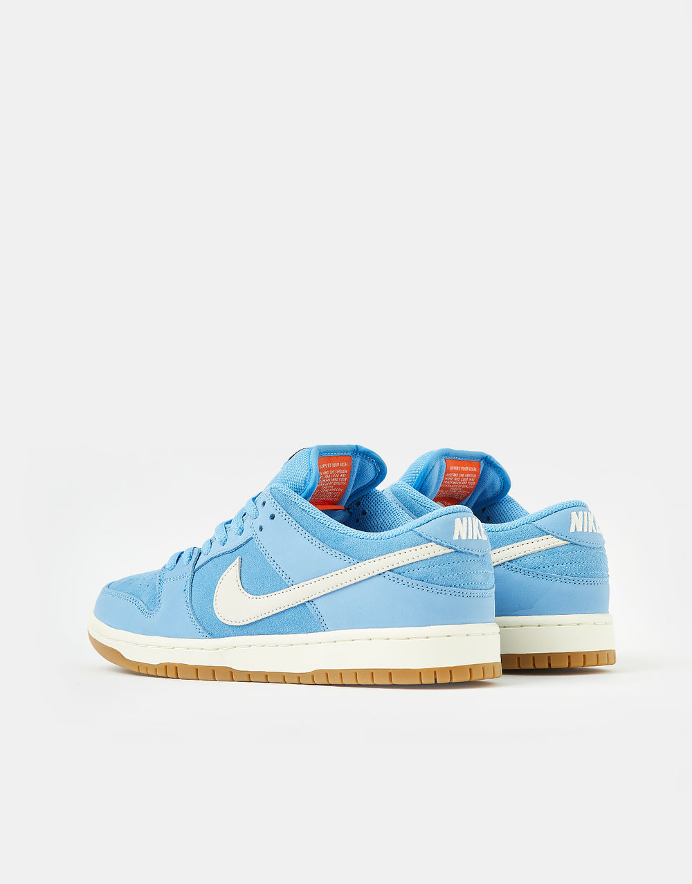 Nike SB 'Orange Label' Dunk Low Pro Skate Shoes - University Blue/Sail-University Blue