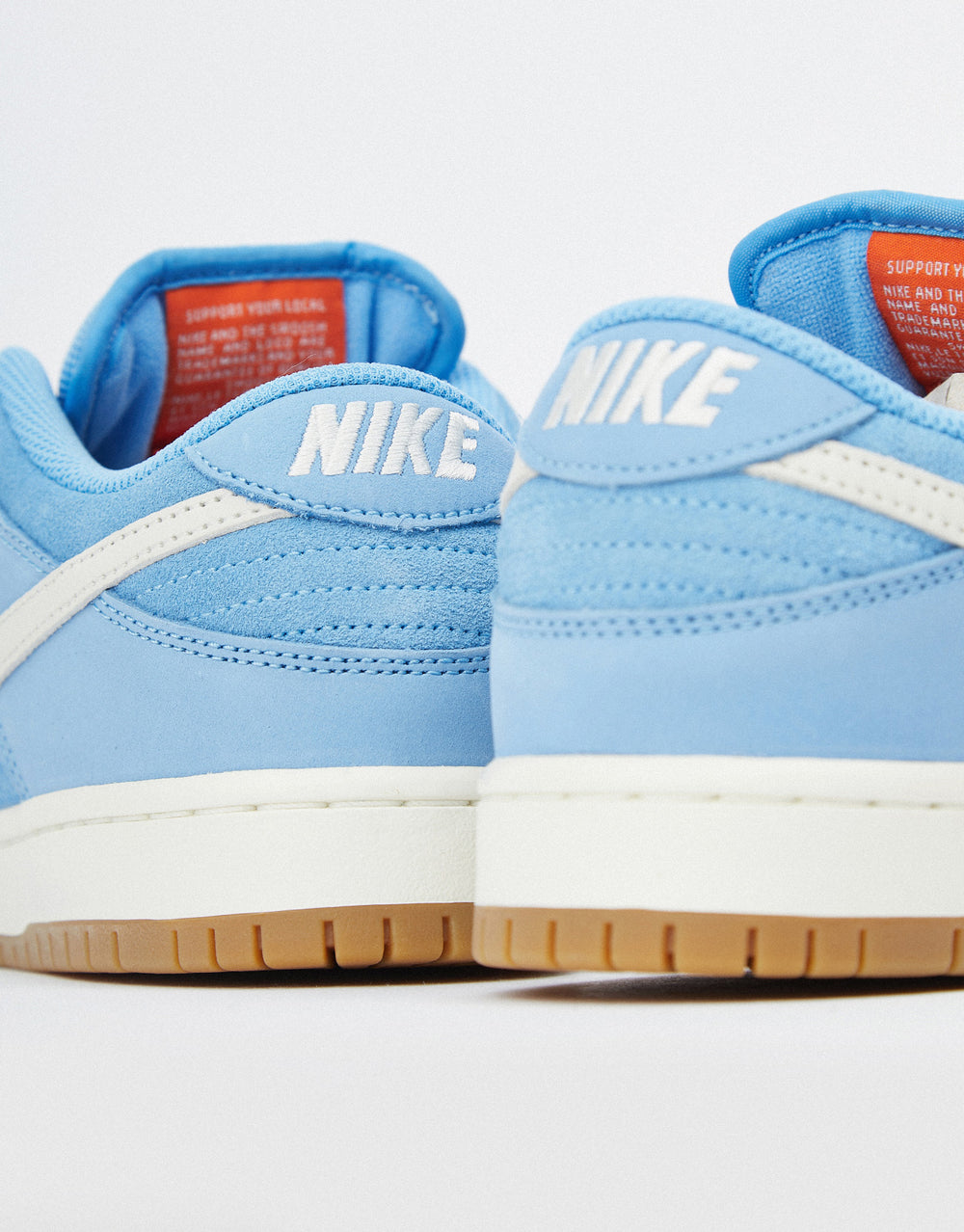 Nike SB 'Orange Label' Dunk Low Pro Skate Shoes - University Blue/Sail-University Blue