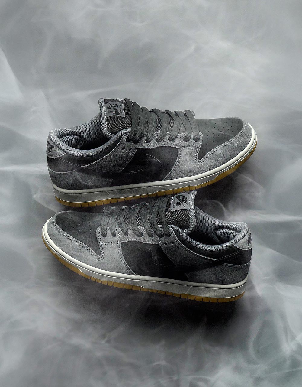 Nike SB Dunk Low Pro Skate Shoes - Dk Smoke Grey/Black-Smoke Grey