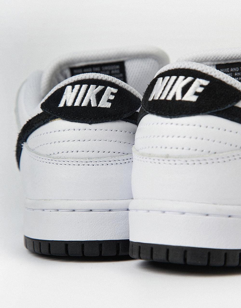 Nike SB Dunk Low Pro Skate Shoes - White/Black-White-Black