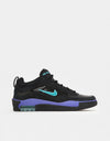 Nike SB Air Max Ishod Skate Shoes - Black/Dusty Cactus-Black-Persian Violet