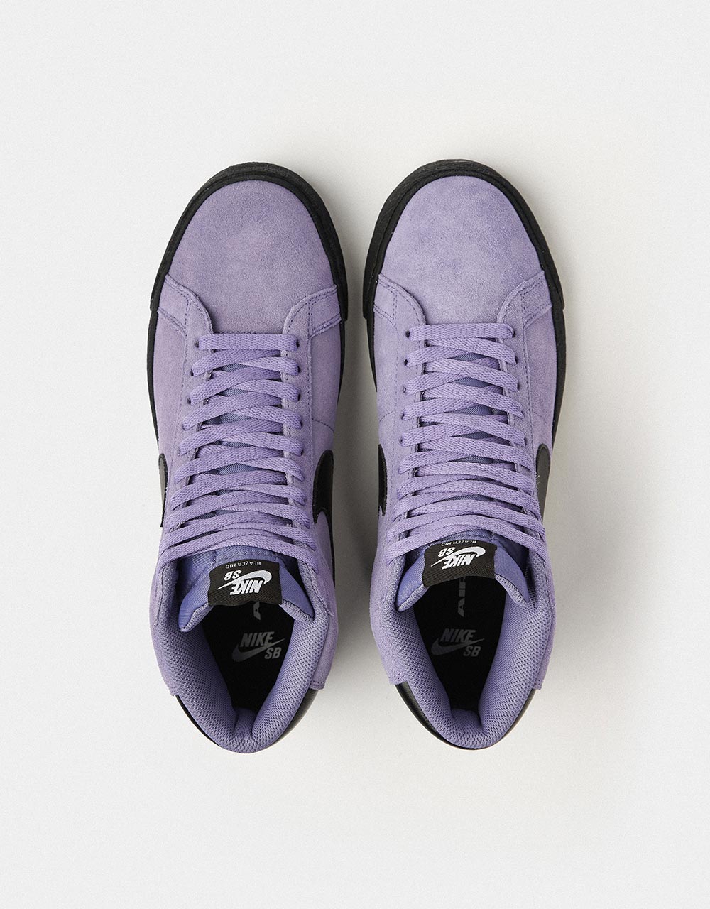 Nike SB Zoom Blazer Mid Skate Shoes - Dusty Amethyst/Black-Dusty Amethyst