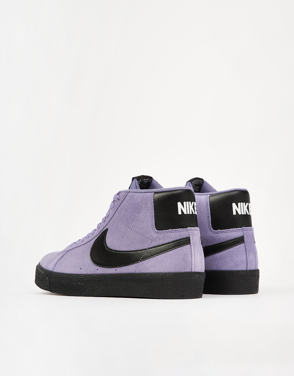 Nike SB Zoom Blazer Mid Skate Shoes - Dusty Amethyst/Black-Dusty Amethyst