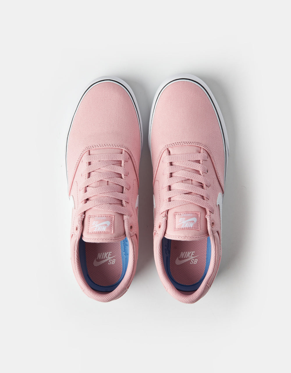 Nike SB Chron 2 Canvas Skate Shoes - Pink Glaze/White-Pink Glaze-Black