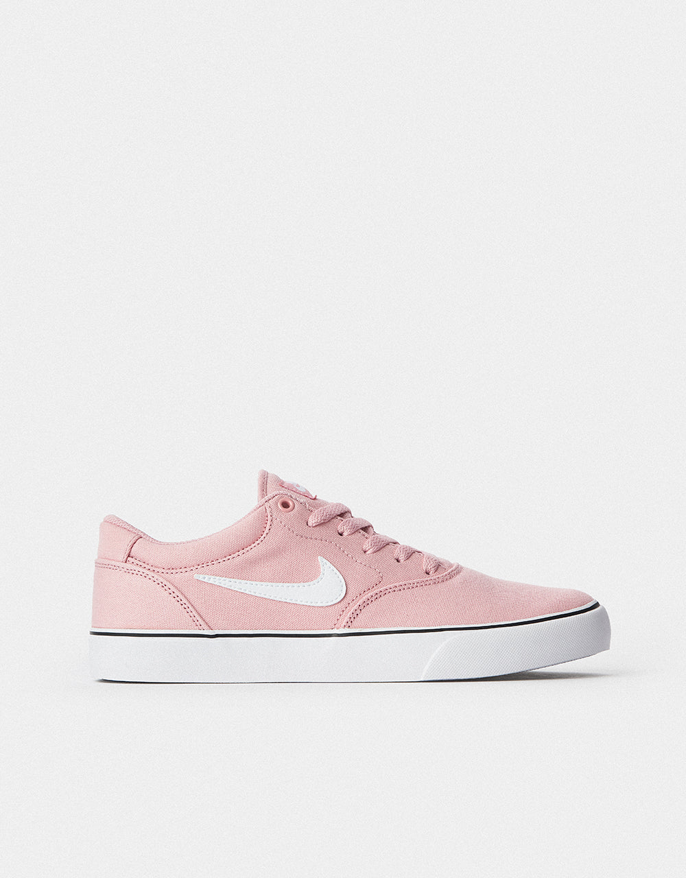 Nike SB Chron 2 Canvas Skate Shoes - Pink Glaze/White-Pink Glaze-Black