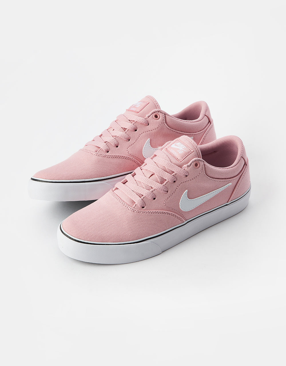 Nike SB Chron 2 Canvas Skate Shoes - Pink Glaze/White-Pink Glaze-Black