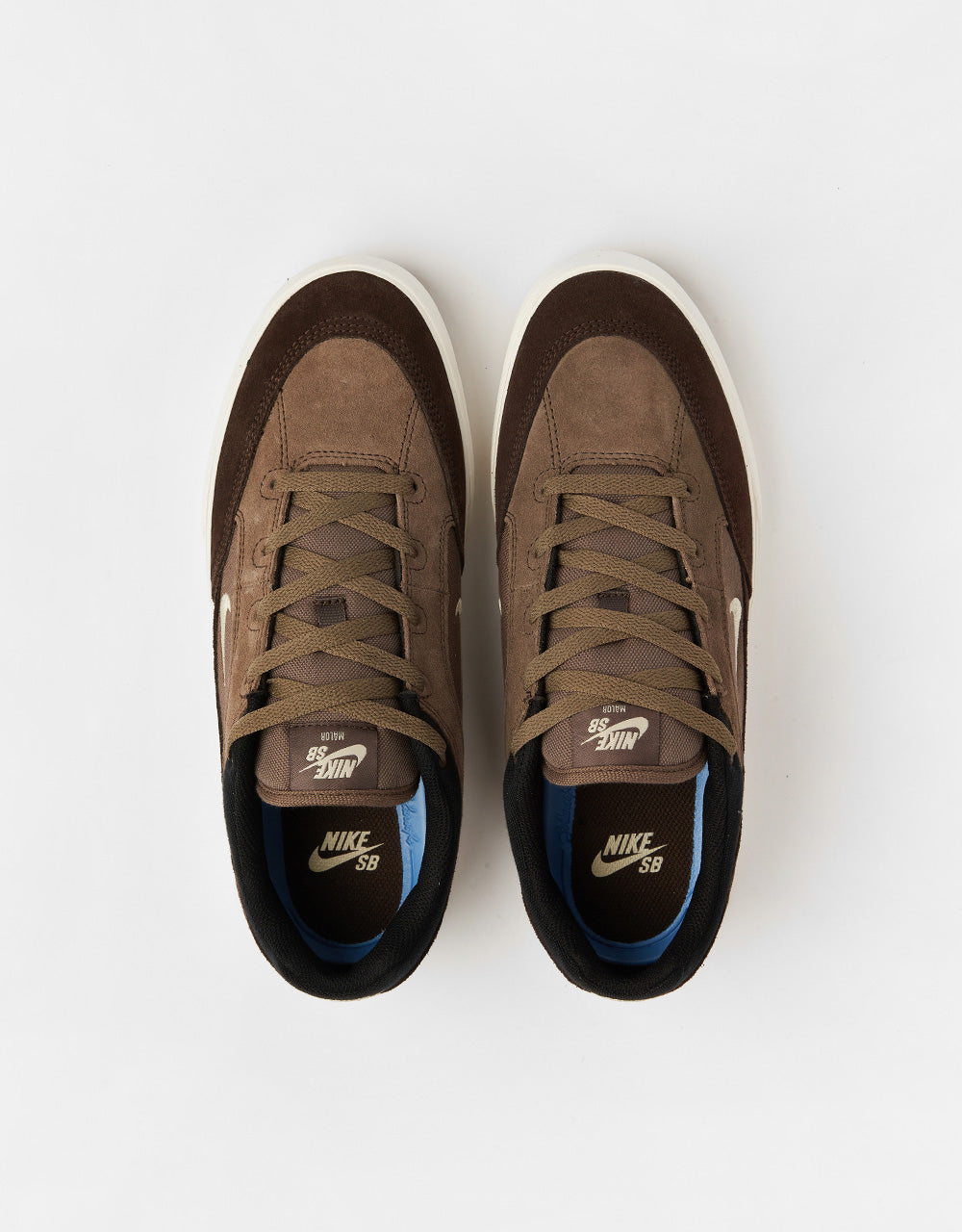 Nike SB Malor Skate Shoes - Ironstone/Lt Khaki-Baroque Brown-Black