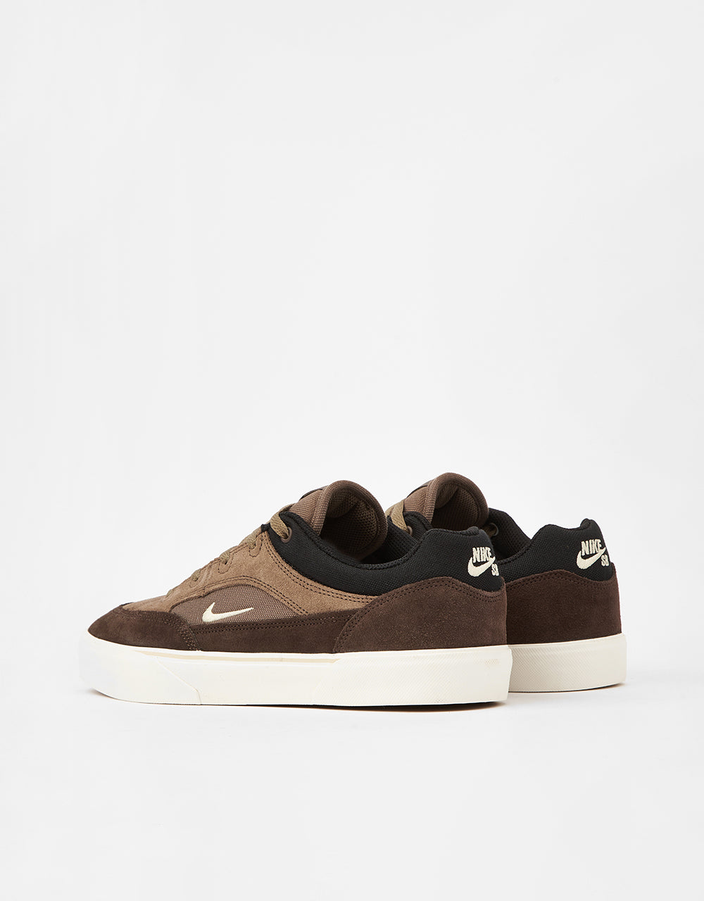 Nike SB Malor Skate Shoes - Ironstone/Lt Khaki-Baroque Brown-Black